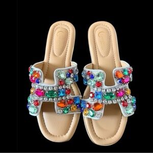 & Other Stories Multicolor Gem Sandals